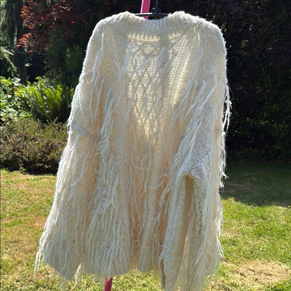 Anthropologie Ivory Knit Sweater - Picture 7 of 9